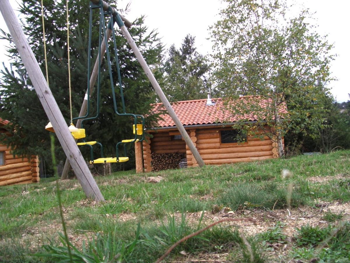 Pialous:Chalet en rondins avec Espace Détente La Chapelle-d'Aurec Extérieur photo