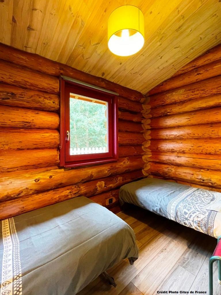 Pialous:Chalet en rondins avec Espace Détente La Chapelle-d'Aurec Extérieur photo